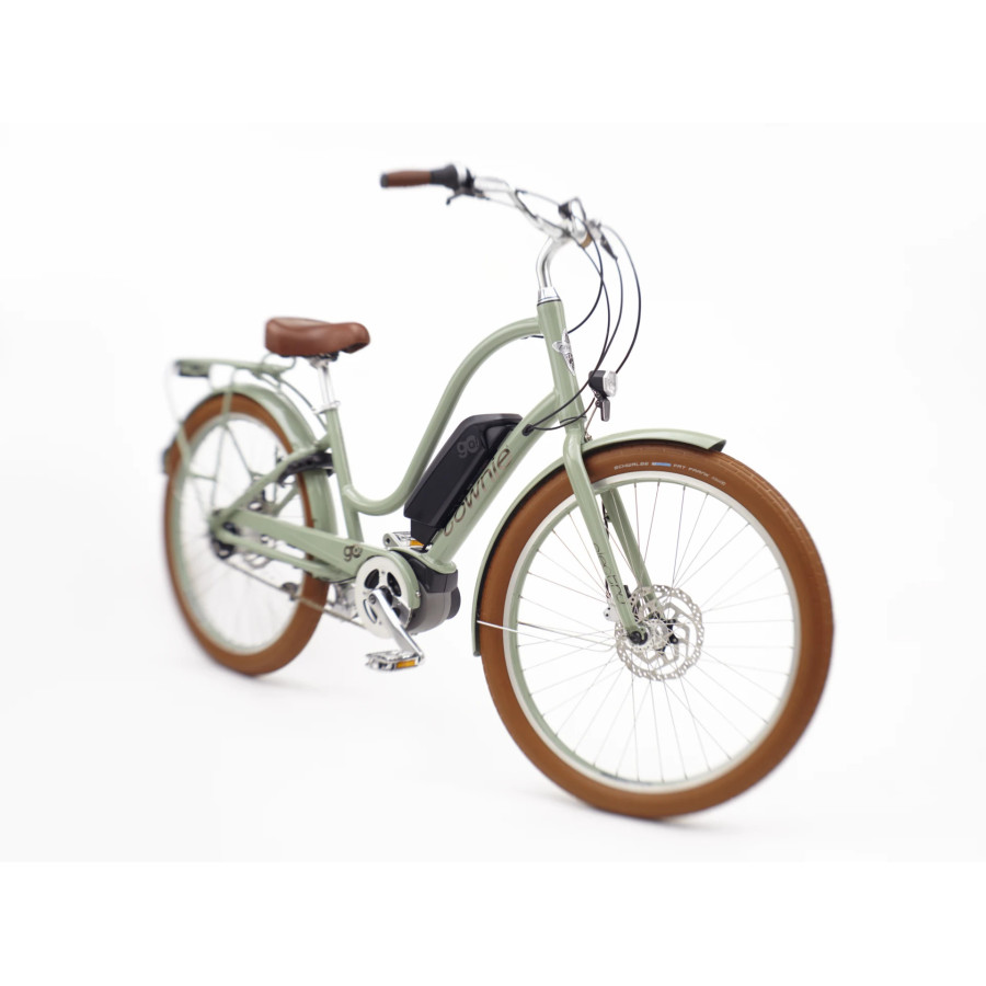 ELECTRA TOWNIE GO! 5i BOSCH ACTIVE PLUS GREEN TEA CADRE BAS