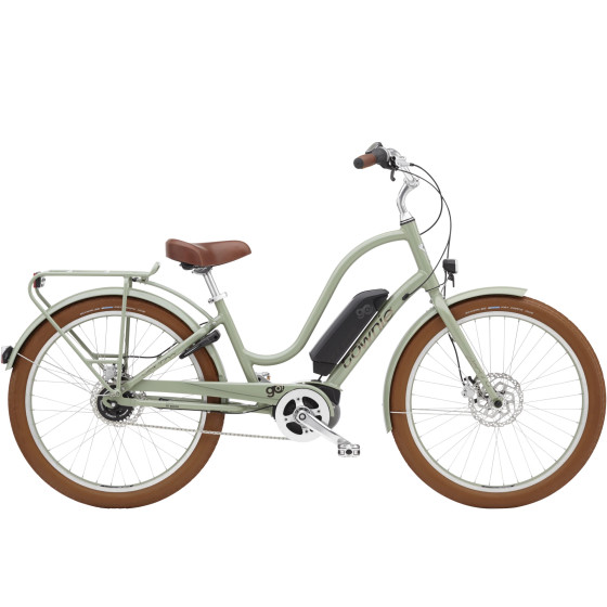 ELECTRA TOWNIE GO! 5i BOSCH ACTIVE PLUS GREEN TEA CADRE BAS