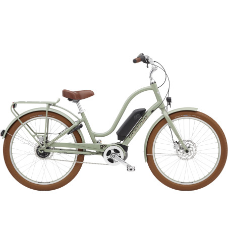 ELECTRA TOWNIE GO! 5i BOSCH ACTIVE PLUS GREEN TEA CADRE BAS