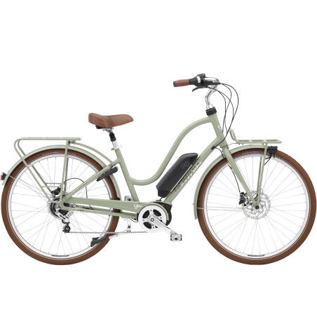 ELECTRA TOWNIE COMMUTE GO! 5i BOSCH PERFORMANCE GREEN TEA CADRE BAS