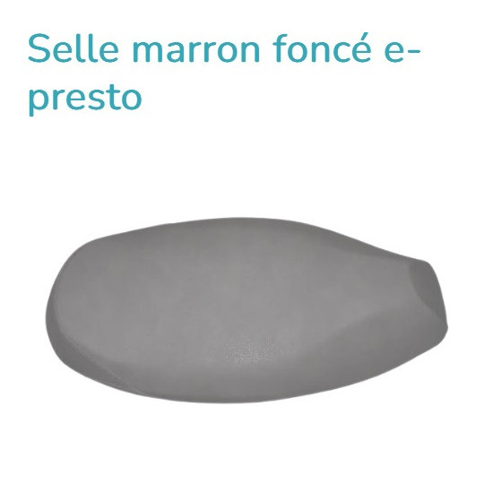 Selle marron foncé e-presto