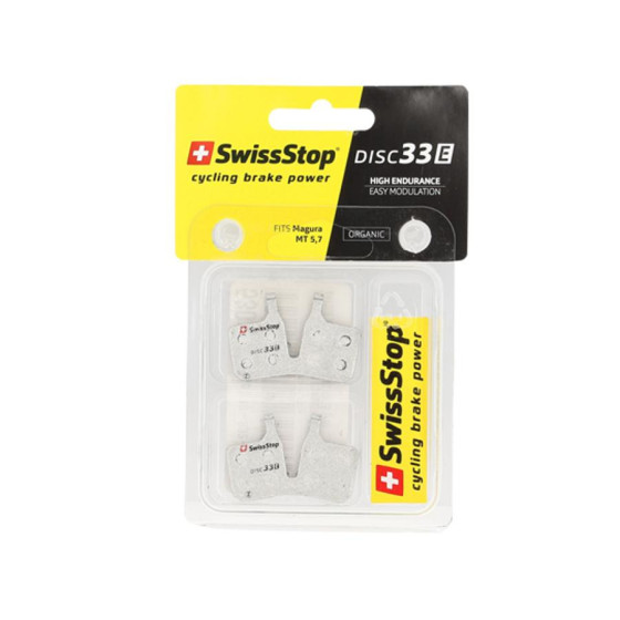 PLAQUETTE SWISSSTOP ISC 33E ORGANIQUE ADAPT.MAGURA MT7 / MT5