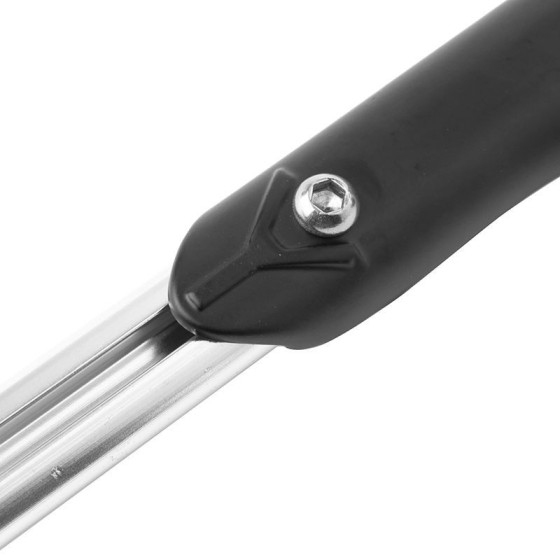 BEQUILLE VELO LATERALE REGLABLE 24 / 28'' FIXATION MOYEU ALU NOIR