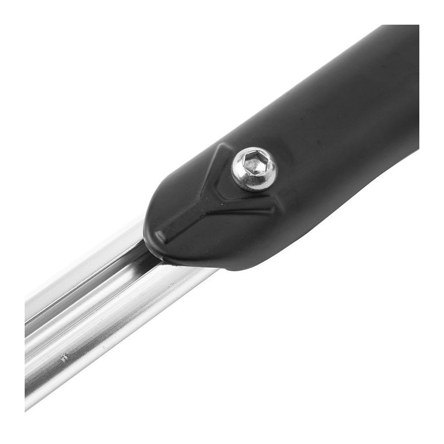BEQUILLE VELO LATERALE REGLABLE 24 / 28'' FIXATION MOYEU ALU NOIR