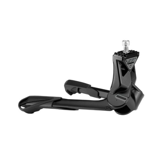 BEQUILLE VELO DOUBLE CENTRALE URSUS JUMBO 28"/700 PLIABLE ALU NOIR  300mm - SUPPORTE 100KGS