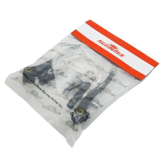 ETRIER FREIN VTT/CITY V-BRAKE ALU SUNRACE NOIR ARRIERE 110MM COUDE 135°
