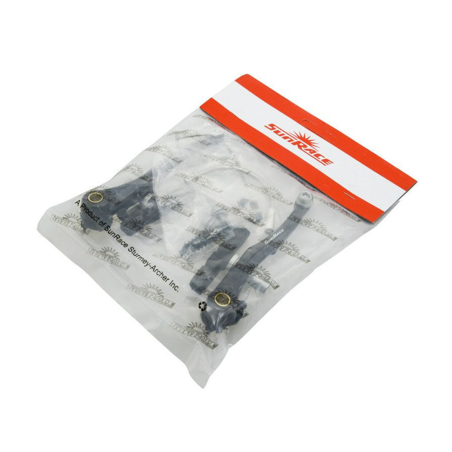 ETRIER FREIN VTT/CITY V-BRAKE ALU SUNRACE NOIR ARRIERE 110MM COUDE 135° ETRIER FREIN VTT/CITY V-BRAKE ALU SUNRACE NOIR ARRIERE 110MM COUDE 135°