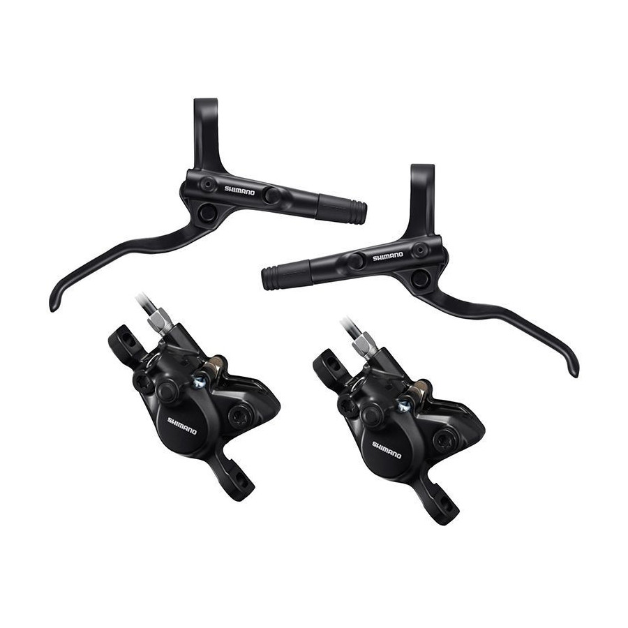 SHIMANO MT200 AVANT+ARRIERE NOIR DURITE 900+1700MM SANS DISQUE