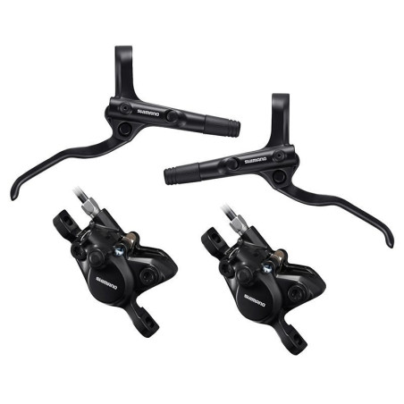 SHIMANO MT200 AVANT+ARRIERE NOIR DURITE 900+1700MM SANS DISQUE