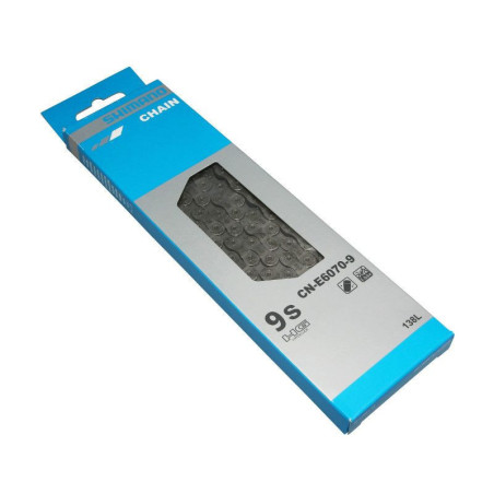 CHAINE VELO VAE 9V SHIMANO CN-E6070 138 MAILLONS
