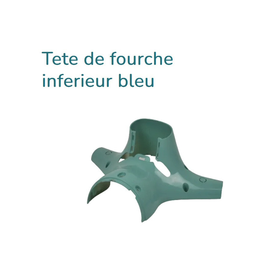 EASY WATTS Tete de fourche inferieure bleu  E RETRO