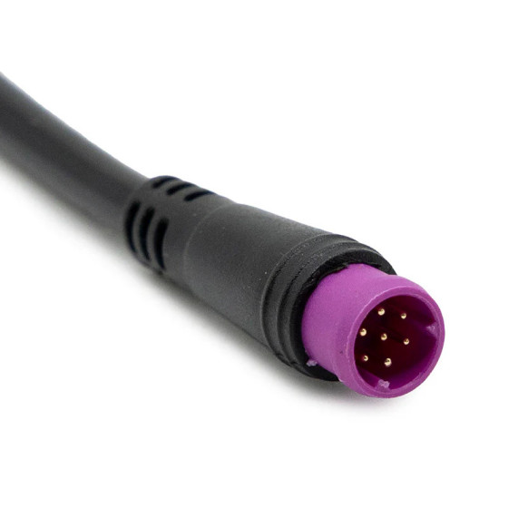 CABLE LONGUEUR 16 CM JULET M8  7 PIN MALE