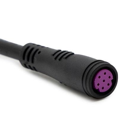 CABLE LONGUEUR 16 CM JULET M8  7 PIN FEMELLE