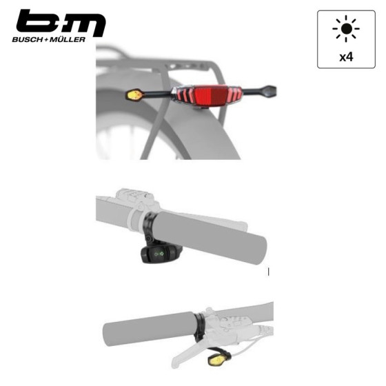 TURNTEC KIT COMPLET CLIGNOTANT POUR VAE