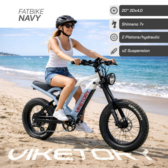 VIKETORY FAT BIKE NAVY