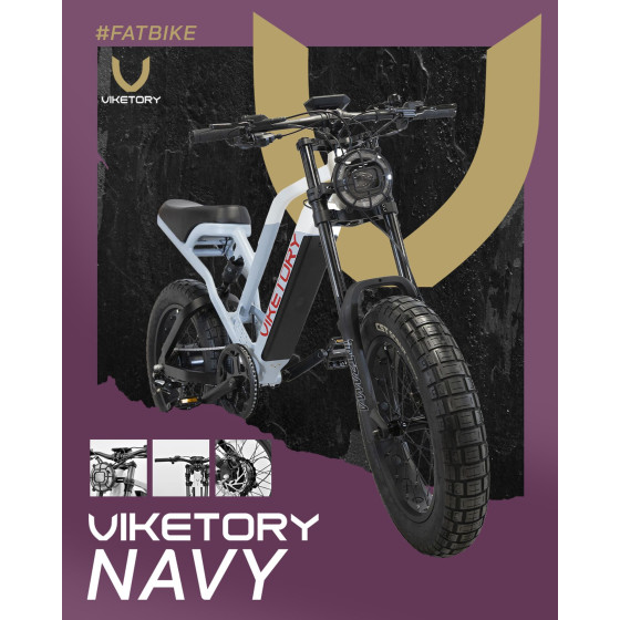 VIKETORY FAT BIKE NAVY