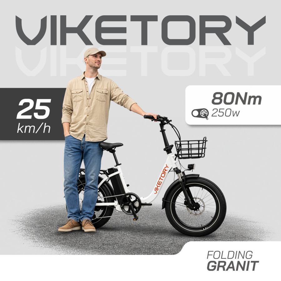 VIKETORY FAT BIKE PLIANT GRANIT