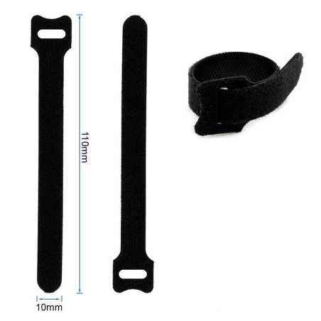 10 COLLIERS VELCRO POUR ATTACHER LES CABLES ELECTRIQUE