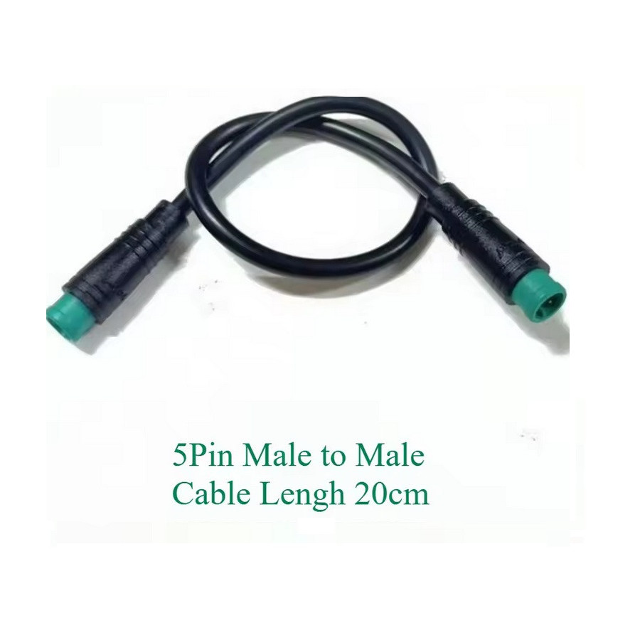 CABLE MALE MALE LONGUEUR 20CM JULET M8  5 PIN