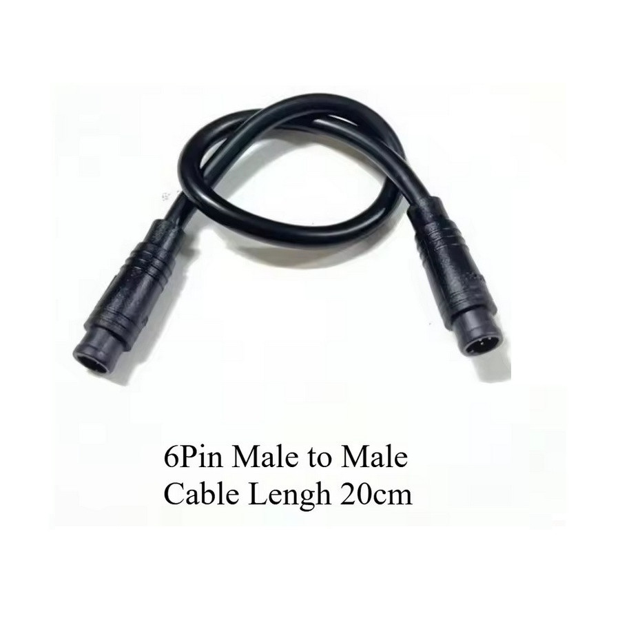 CABLE MALE MALE LONGUEUR 20CM JULET M8  6 PIN
