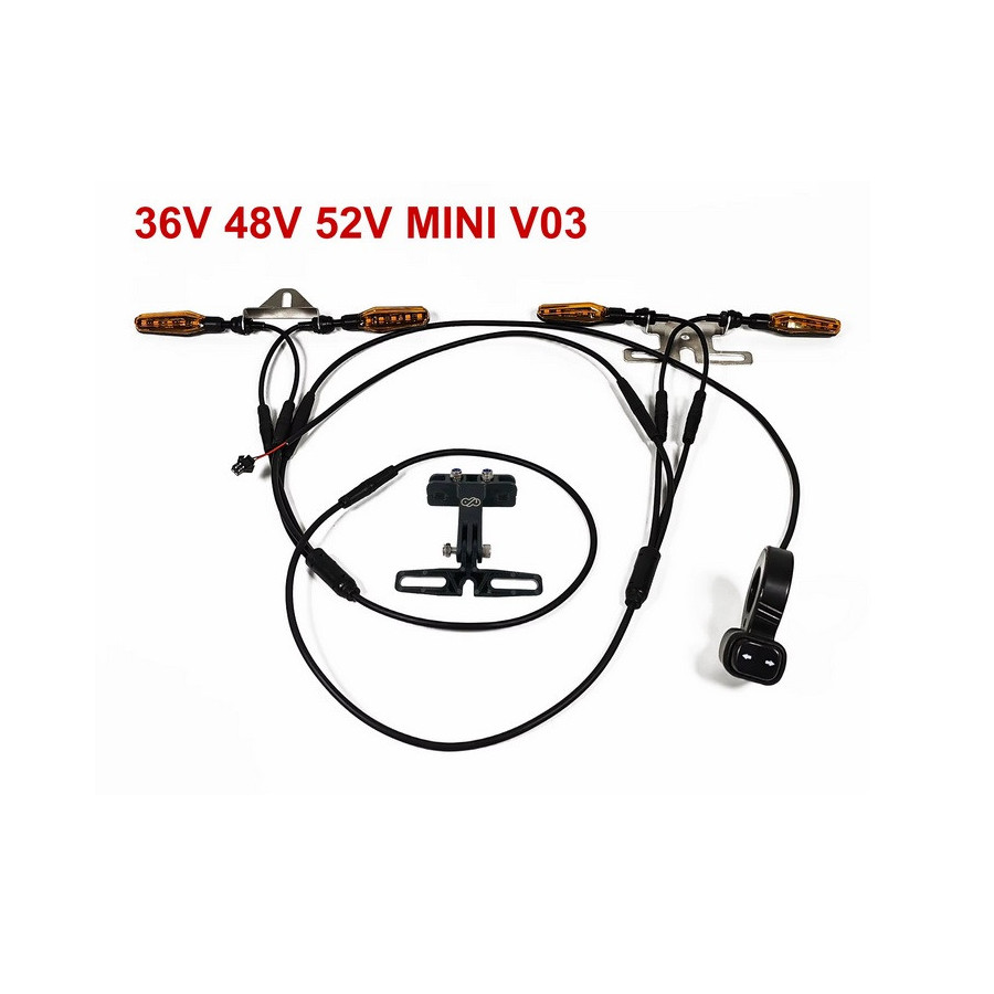 KIT COMPLET CLIGNOTANT POUR VAE EN 36V 48V 52V