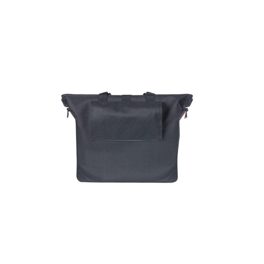 BASIL SAC A MAIN "CITY" PLAQUE KLICKFIX, 8-11L, NOIR
