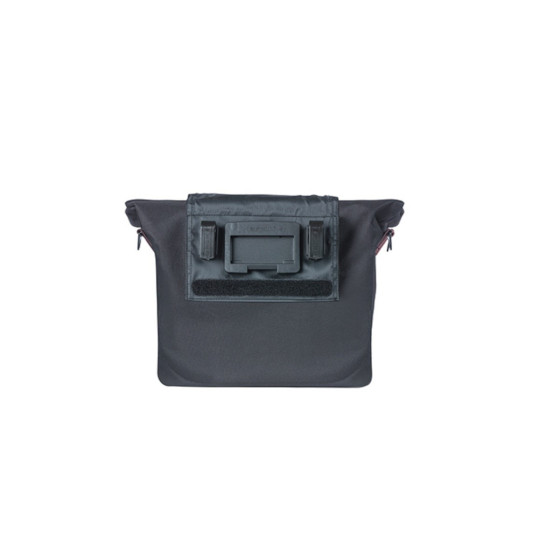 BASIL SAC A MAIN "CITY" PLAQUE KLICKFIX, 8-11L, NOIR
