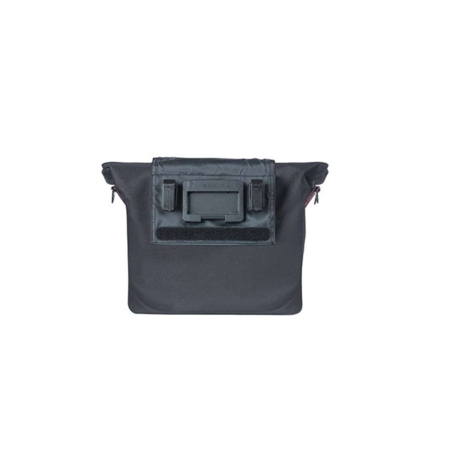 BASIL SAC A MAIN "CITY" PLAQUE KLICKFIX, 8-11L, NOIR