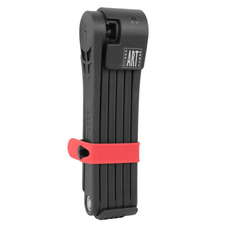 ANTIVOL VELO PLIABLE/PLIANT A CLE SEATYLOCK FOREVER 110 cm NOIR/ROUGE - HOMOLOGUE FUB 2 ETOILES / ART*** et SRA