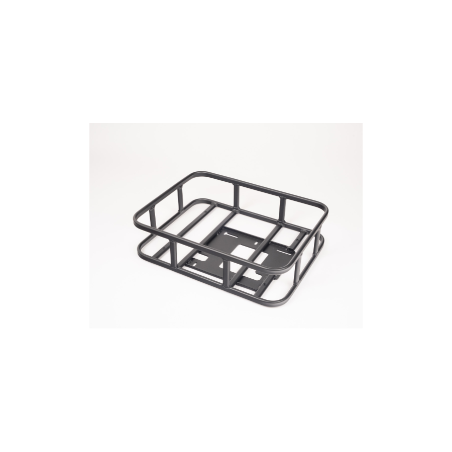 PANIER NOIR CARGO STRUCTURE ALUMINIUM ET BAC PLASTIQUE VOLUME 15L