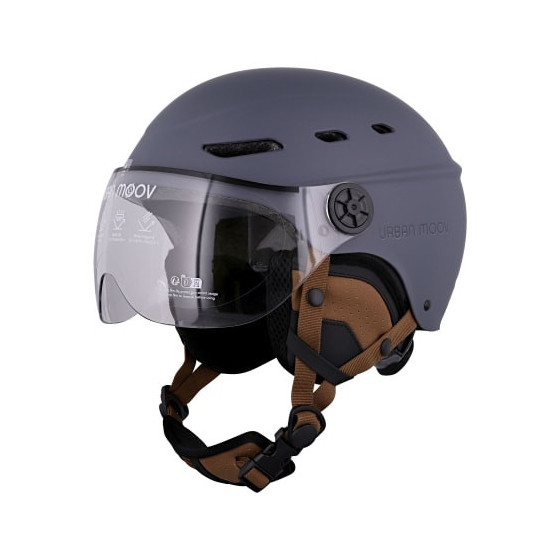T'NB- CASQUE VELO TNB VISOR  - GRIS BLEU - TAILLE M (54-58CM)