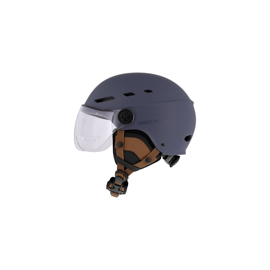 T'NB- CASQUE VELO TNB VISOR  - GRIS BLEU - TAILLE M (54-58CM)