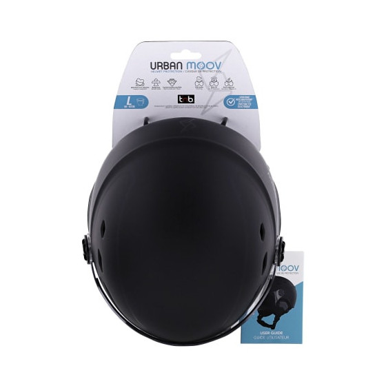 T'NB- CASQUE VELO TNB VISOR  - NOIR - TAILLE M (54-58CM)