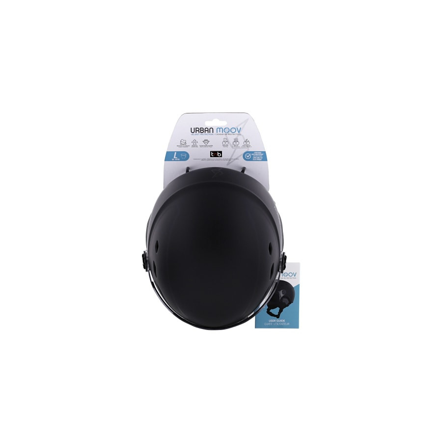 T'NB- CASQUE VELO TNB VISOR  - NOIR - TAILLE M (54-58CM)