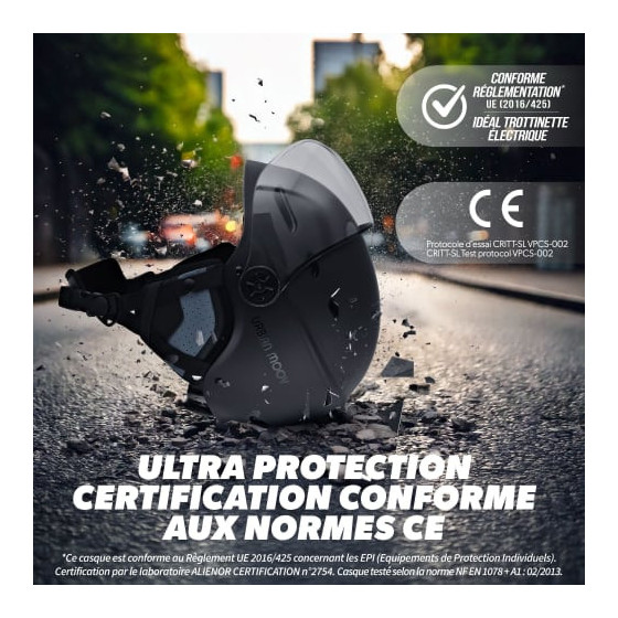 T'NB- CASQUE VELO TNB VISOR  - NOIR - TAILLE L (58-62CM)