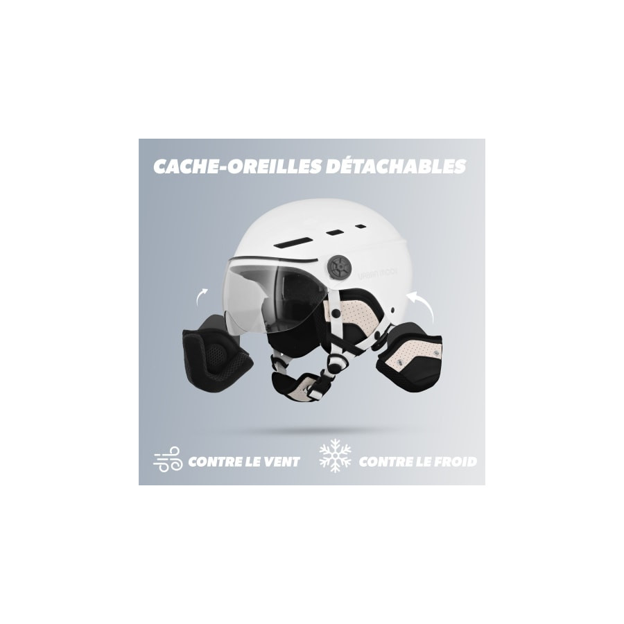T'NB- CASQUE VELO TNB VISOR  - BLANC - TAILLE M (54-58CM)