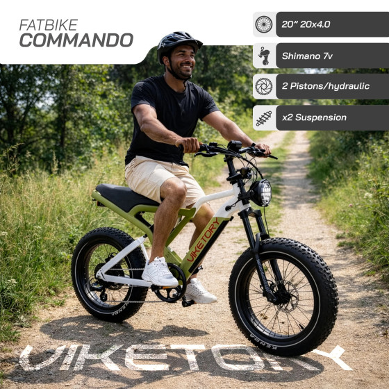 VIKETORY FAT BIKE COMMANDO ROUGE