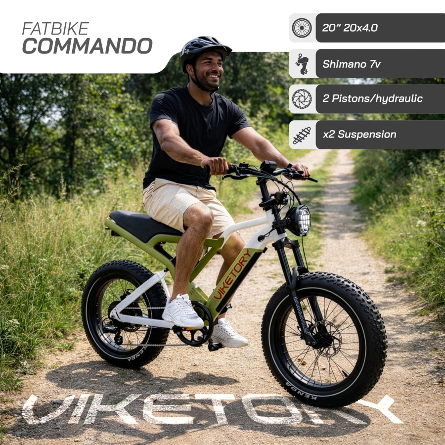 VIKETORY FAT BIKE COMMANDO ROUGE