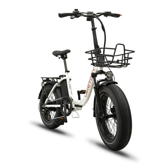VIKETORY FAT BIKE PLIANT GRANIT BLANC