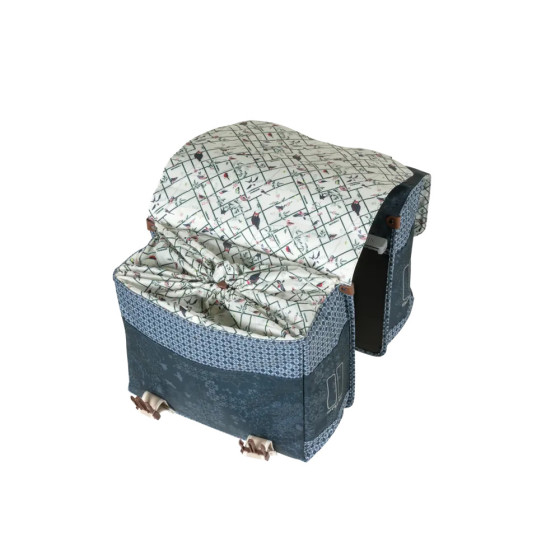 BASIL GO DOUBLE BAG FIXATION MIK 35L BOHEME BLEU