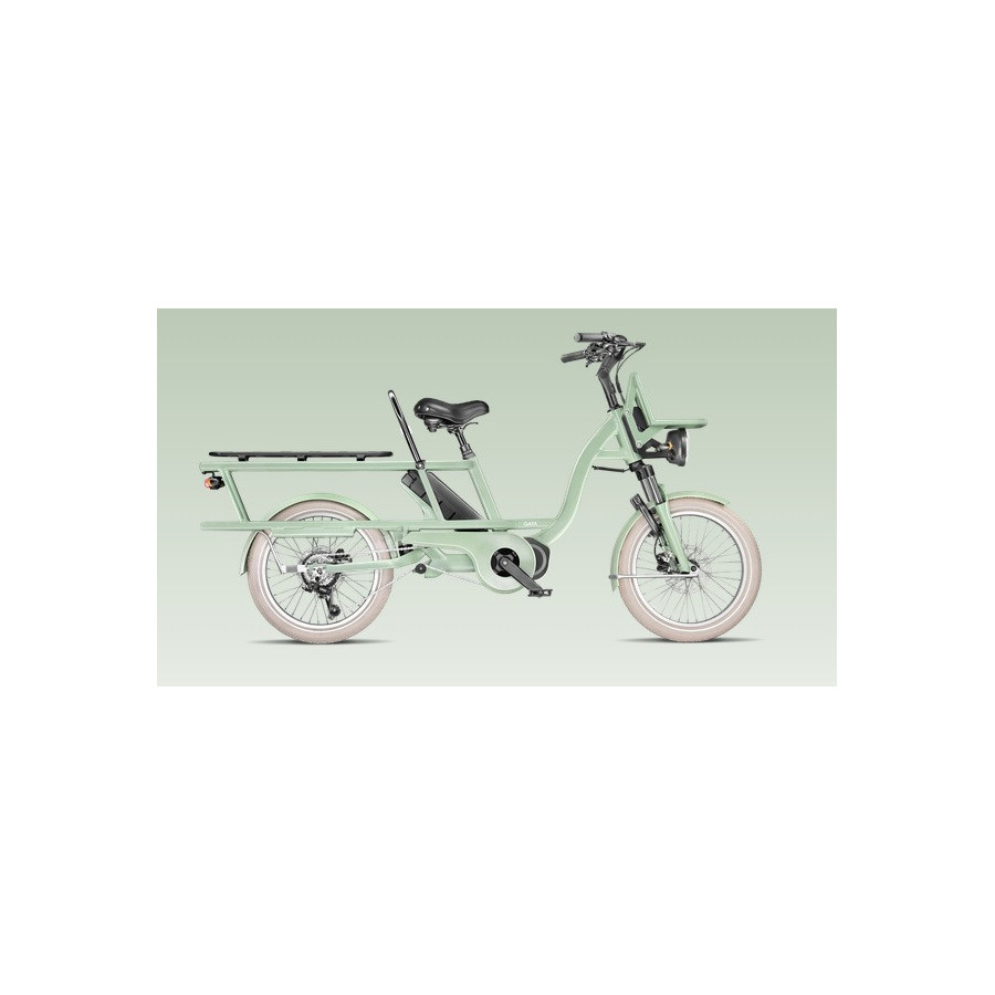 GAYA, L'INCROYABLE, LE LONG VERT AMANDE, SELLE POIGNEES MARRON, BAT +, POIGNEE AMOUR