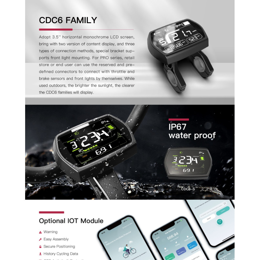 DISPLAY POUR GARELLI CICLONE CLOUD DRIVE CDC6