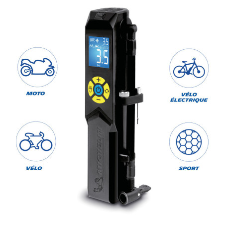 Michelin Mini compresseur USB rechargeable 10 Bars