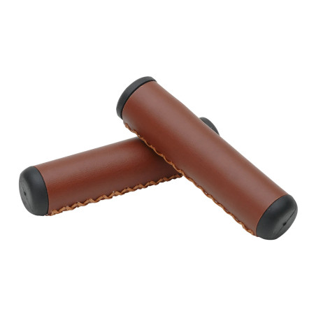 ELECTRA Poignées couture marron longue 125 mm